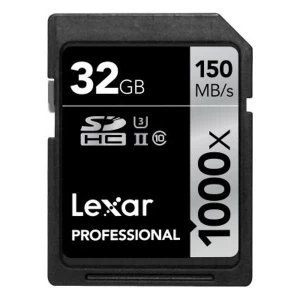 Lexar Professional 1000X 32GB SDHC Memory Card