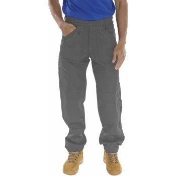 Click - ACTION WORK TROUSERS GREY 32 - Grey