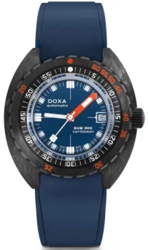 Doxa Watch SUB 300 Carbon COSC Caribbean Rubber