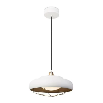 Leds-c4 Lighting - Leds-C4 Sugar - Integrated LED Dome Ceiling Pendant Light White, Gold
