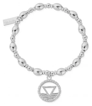 ChloBo Oval Bead Water Bracelet Sterling Silver SBOB3121 Jewellery