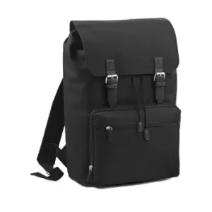 Bagbase Heritage Laptop Backpack Bag (Up To 17" Laptop) (One Size) (Black)
