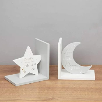 Bambino Bookends - Love You to the Moon...Twinkle Twinkle...