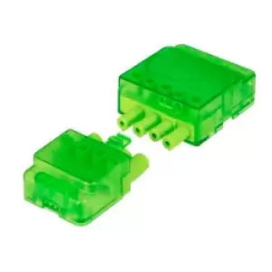 Greenbrook 20A 4 Pin Push-In Cord Grip Lighting Connector Green - LCGN4P