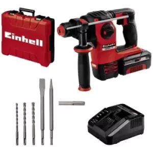 Einhell Power X-Change HEROCCO Kit +5 (1x3,0Ah) SDS-Plus-Cordless hammer drill 18 V 3.0 Ah Li-ion incl. rechargeables, incl. case, incl. accessories