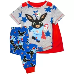 Bing Bunny Boys Long Pyjama Set (4-5 Years) (Grey/Blue/Red)