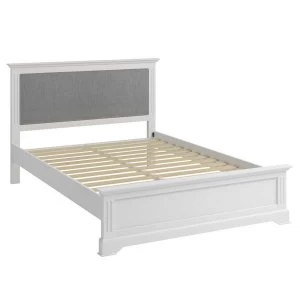 Bingley Double Bed Frame - White
