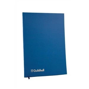 Guildhall A4 95gm2 3 Column Account Book Blue