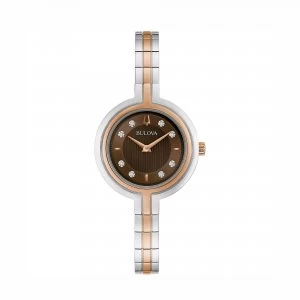 Bulova Brown Watch - 98P194 - bronze