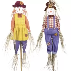 Garden Grow Scarecrow Twin Pack