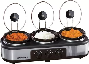 Daewoo Three Pot Slow Cooker
