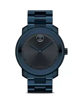 Movado Bold Large Watch with Navy Dial, 42.5mm