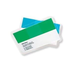 GBC Laminating Pouches Premium Quality 250 Micron for Business Card Size 60x90mm 1 x Pack of 100 Pouches