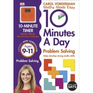 10 Minutes a Day Problem Solving KS2 Ages 9-11 by Carol Vorderman (Paperback, 2015)