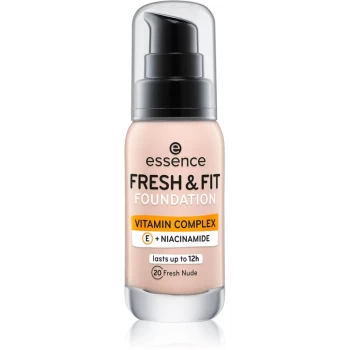 Essence Fresh & Fit Liquid Foundation Shade 20 Fresh Nude 30ml