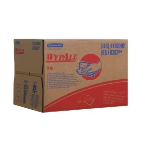 Wypall X70 Wipers Box 1 Ply White Pack of 150 8383