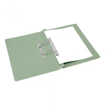 Transfer Spring File Manilla Foolscap 285gsm Green - Pack of 25