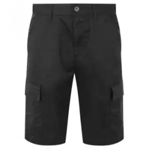 PRO RTX Mens Pro Cargo Shorts (S) (Black)