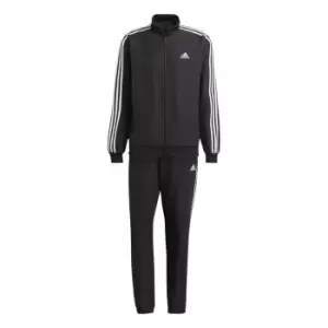 adidas 3S Woven Tracksuit Mens - Black