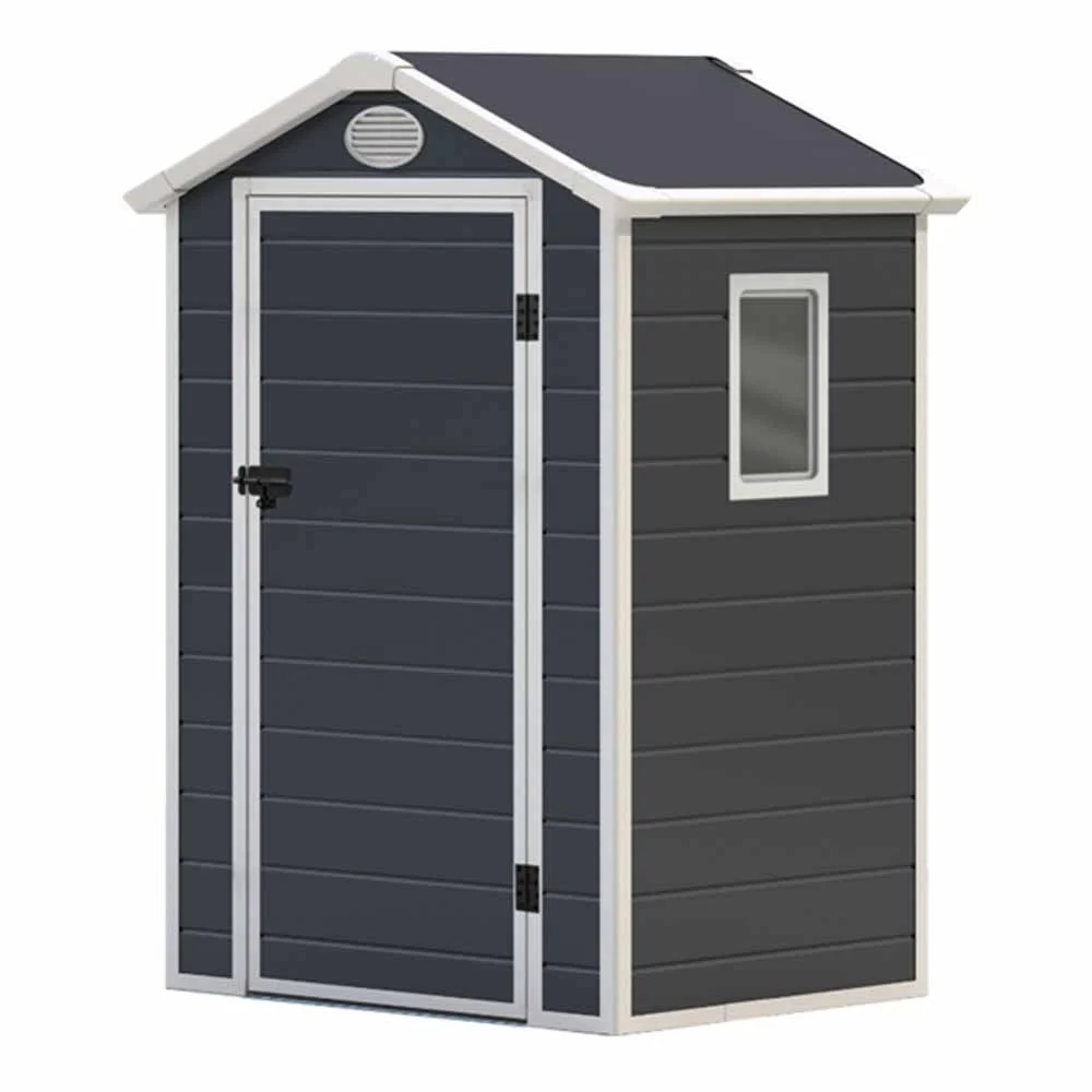 Charles Bentley Plastic Shed 4.4ft x 3.4ft