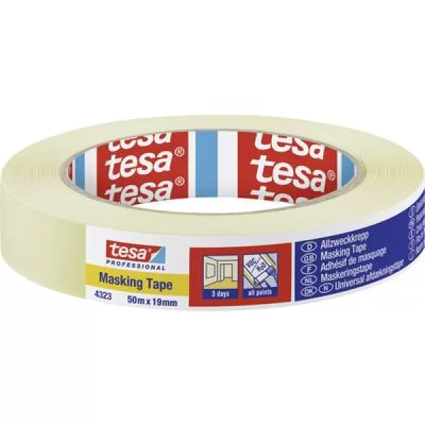 tesa Masking Tape Light Beige 19mm x 50 m 4323