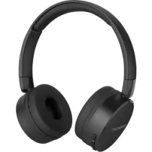 Thomson WHP6011BT On-ear headphones Bluetooth (1075101), Corded (1075100) Black Headset, Volume control