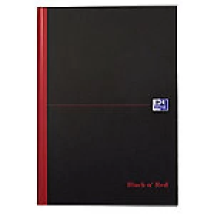 OXFORD Notebook Black, Red B5 Ruled