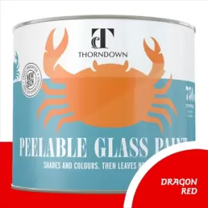 Thorndown Dragon Red Peelable Glass Paint 750ml