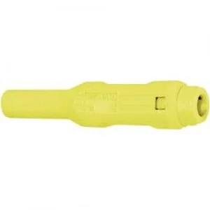 Jack socket Socket straight Pin diameter 2mm Yellow Staeubli