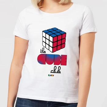 The Cube Club Womens T-Shirt - White - XL