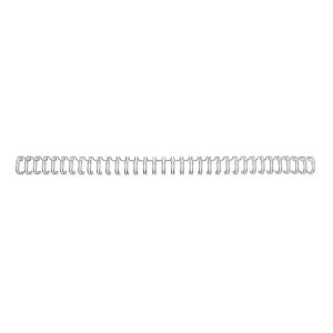 GBC A4 6mm Binding Wire Elements 34 Loop 55 Sheet Capacity Silver Pack of 100