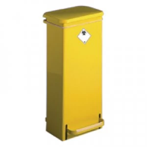 Slingsby Fire Retardant Sack Holder 17 Litre Freestanding Yellow 316099