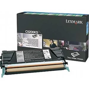 Lexmark C5200KS Black Laser Toner Ink Cartridge