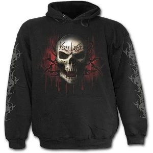 Game Over Mens Small Hoodie - Black