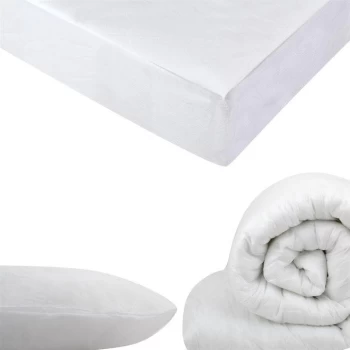 Linens and Lace Bedding Bundle - White