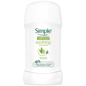 Simple Soothing Anti perspirant Deodorant 40ml