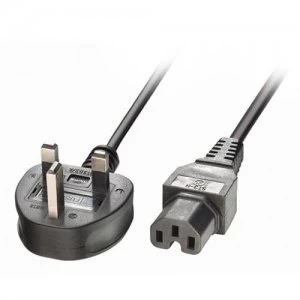 Lindy 30458 power cable Black 2m C15 coupler