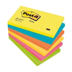 Post-it Energetic Colours Notes 76x127mm 655TF PK6