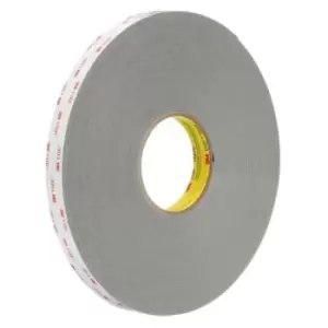 3M 4941P, VHB Grey Foam Tape, 25mm x 3, 1.1mm Thick