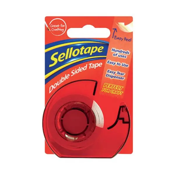 Sellotape Sellotape Double Sided Tape and Dispenser 15mm x 5m 1766008 1766008