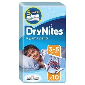 Huggies DryNites 3-5 years Boy Pyjama Pants x10