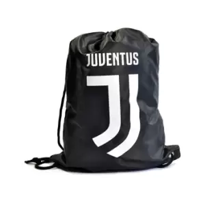 Juventus FC Draw String Sports/Gym Bag (One Size) (Black)