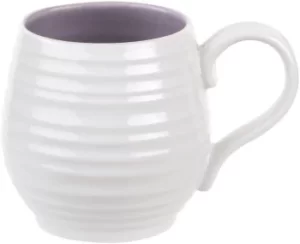 Portmeirion Sophie Conran Honey Pot Mulberry 10oz Barrel Mug Set Of 4