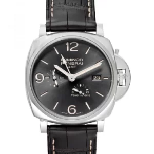 Luminor Due GMT Power Reserve Automatic Grey Dial 45mm Mens Watch
