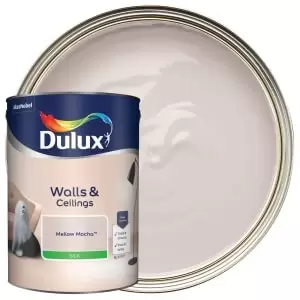 Dulux Walls & Ceilings Mellow Mocha Silk Emulsion Paint 5L
