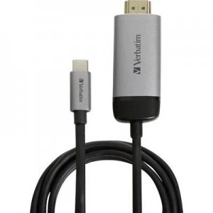 Verbatim USB-C Adapter cable [1x USB-C plug - 1x HDMI plug] 49144