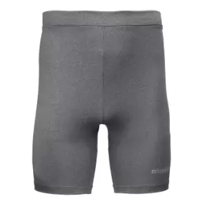 Rhino Mens Sports Base Layer Shorts (XS) (Heather Grey)