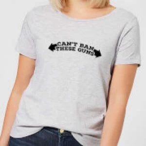 Can't Ban These Guns Womens T-Shirt - Grey - 3XL