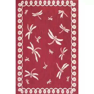 Ultimate Home Living Group Dragon Fly Design Outdoor/Indoor Rug 80 x 150 cm
