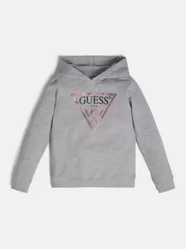Guess GREGOR Girls Childrens Sweatshirt in Grey. Sizes available:8 ans,10 ans,12 ans,14 ans